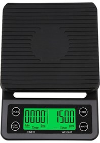 Resim Ulzyvf Hassas Mutfak Terazisi, Kahve Ve Yüksek Ölçüm Hassasiyetli Siyah 