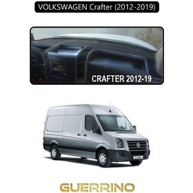 Resim Volkswagen Crafter 2012-2019 Torpido Koruma Halısı Siyah Kenar 