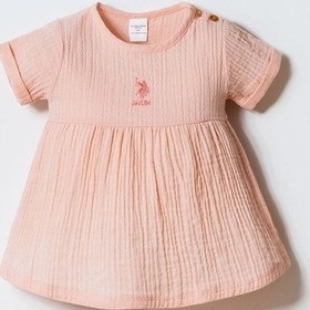 Resim U.s. Polo Assn. Kız Bebek Turuncu Elbise 5274-50095 Turuncu 