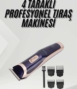 Resim SCORPION TİCARET Tıraş Makinesi 4 Başlıklı Paslanmaz Çelik Bıçaklı Tüm Saç Tiplerine Uygun 
