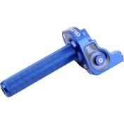 Resim Tongdashop Zsdtrp 7/8'' Cnc Alüminyum Twist Gaz Kumanda Tutamacı Mavi Atv Dirt Bike 50cc 125cc 150cc 250cc 