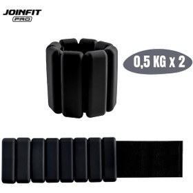 Resim Joinfit El Ve Ayak İçin Bilek Ağırlığı 0,5 Kg 2 Adet Siyah 