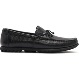 Resim Derimod Erkek Siyah Deri Casual Loafer 25SFD6302FT 