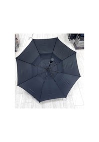 Resim Hava Perdeli Şemsiye Protokol Şemsiyesi Büyük Boy Asla Kırılmaz 2 Kat Korumalı Erkek Şemsiye Siyah 