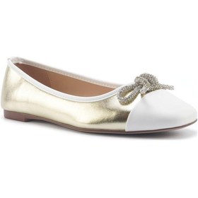 Resim Nine West Hollya 5fx Altın Kadın Babet 000000000101928740 Altın 