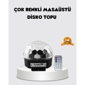 Resim Arthurs Rgb LED Disko Topu Projektör – Ev Partileri, Doğum Günleri ve Eğlence Için Işık Şovu 