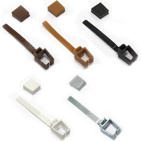 Resim Alüminyum Ray Bağlantı Kelepçesi (Rustik Perde Askısı İçin) 