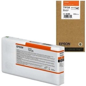 Resim Epson T913A Ultrachrome Turuncu Kartuş (2024) - SC-P5000/5070 Uyumlu Kartuş 