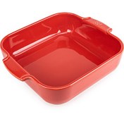 Resim Peugeot Appolia Kare Fırın Kabı Kırmızı 28 cm 