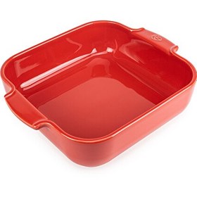 Resim Peugeot Appolia Kare Fırın Kabı Kırmızı 28 cm 