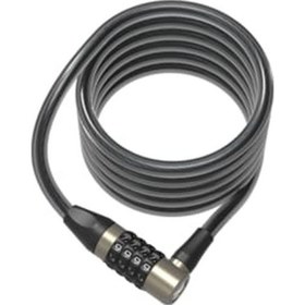Resim Knox 6007 185cmx10mm Şifreli Bisiklet Kilidi Siyah 
