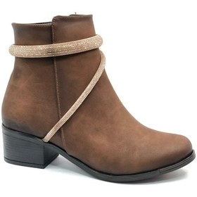 Resim Mehtap Bilek Taş Dekolteli Kadın Bot Taba 