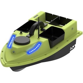 Resim Hallow Y27392G-120Uk Gps Rc Yem Tekne 500 M Kablosuz Uzaktan Kumanda Balıkçılık Yeşil 