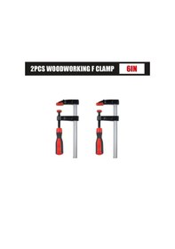 Resim Willowhaven 2 Adet 6" Yüksek Karbonlu Çelik F Mengene, Hızlı Açılan Paralel Ahşap Yayıcı 