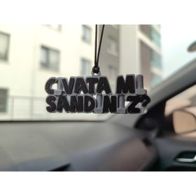 Resim Minyatür Bahçem Civata mı Sandınız Araba Dikiz Ayna Süsü 