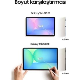 Resim Samsung Galaxy Tab S10 FE Plus SM-X620 12 GB 256 GB 13.1" Tablet 