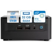 Resim Intel Nuc 12 Pro Intel Core i5 1240P 32GB 1TB SSD Windows 11 Home Mini Bilgisayar NUC12WSHi5H11 