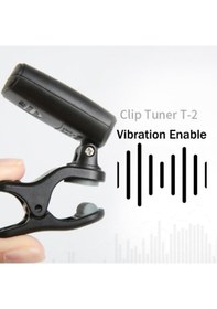 Resim Cherub T-2 Dijital Akort Aleti Klipsli Tuner - Mandal Tip / Siy 