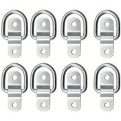 Resim Tongdashop 8 Adet Sağlam Üçgen Toka - Güvenli Bağlantı, Dayanıklı Metal Yapı, Römork Ve Tekne İçin 