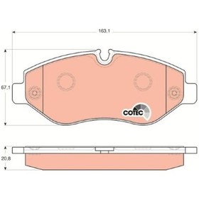 Resim Mercedes Vito 111 Cdı 1.6 2014-2019 Trw Ön Balata Netpar29192 