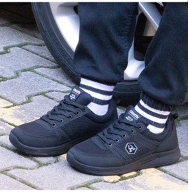 Resim Ghattix Kula Günlük Erkek Spor Ayakkabı Yürüyüş Koşu Siyah Siyah 