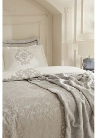 Resim Karaca Home Grace 8 Parça Çift Kişilik Çeyiz Seti Gri Gri 