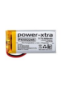 Resim Power-xtra Px502245 - 3.7v 600 Mah Li-polymer Pil - Devreli 