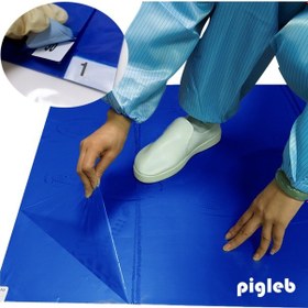 Resim Yapışkanlı Paspas Mavi 300 Yaprak 10 Plaka 