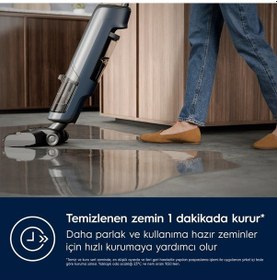 Resim Electrolux Ultimate 800 EW81U3DB 21.6 V Islak Ve Kuru Dikey Şarjlı Süpürge 