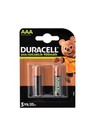 Resim Duracell Şarj Edilebilir Aaa İnce Kalem Pil 900 Mah 2'li Paket 