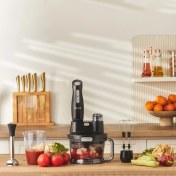 Resim Şık Siyah-Gri Çok Fonksiyonlu Mutfak Robotu 2808H 