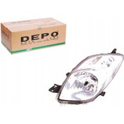 Resim Sol Far Lambası Toyota Uyumlu Yarıs 2006 2007 2008 Depo 