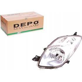 Resim Sol Far Lambası Toyota Uyumlu Yarıs 2006 2007 2008 Depo 