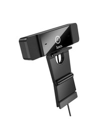 Resim Hoco. D100 1080p 2mp Mikrofonlu Usb Web Kamera - Siyah 