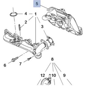Resim Opel İnsignia 1.6 Dizel Motor Egzos Manifolt Contası Elring Marka Elr-894.772 