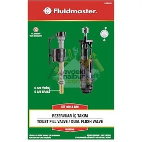 Resim Fluidmaster Rezervuar İç Takım doldurma - Boşaltma Grubu 400-820 Siyah 