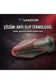 Resim Vandor Anti Slip Bit Kaydırmaz Bits S2 Yüksek Kalite Çelik PZ2 50 - 729927867397 