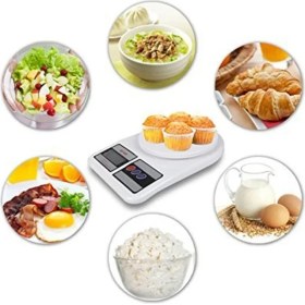 Resim Layfhex Hassas Mutfak Terazisi Tartısı Azami 10 kg Dijital LCD Ekran 