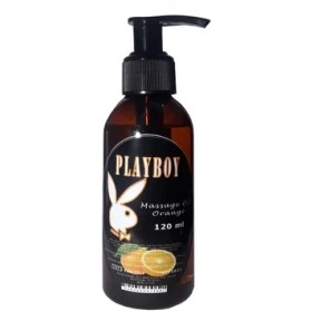 Resim Playboy Orange Flavored Massage Oil Portakal Aromalı Vücut Masaj Yağı 120 ml 1 Adet 
