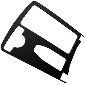 Resim Xiyyadms W204 Mercedes C180/c200 Sol Sürüşlü Araçlar İçin Konsol Kol Dayama Su Bardağı Rafı Dekoratif Panel Kapak Yenileme Sticker Siyah 