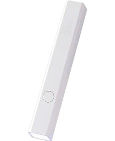 Resim Tenfowee Portatif Şarjlı Mini Tırnak Isıtıcı, Hızlı Kurutma, 395+405nm Dalga Boyu, Beyaz Sekizgen Tırnak Lambası 