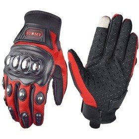 Resim Pengfushop5su35 Kırmızı Stil M Beden Suomy Motosiklet Eldivenleri Erkekler Kadınlar Dokunmatik Ekran Motokros Eldivenleri Su11 