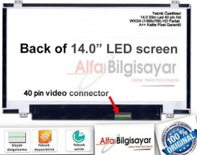 Resim ACER ASPIRE 4830 ekran lcd panel Sıfır 14.0" Slim Led 40 pin 1.Kalite ekranlar 