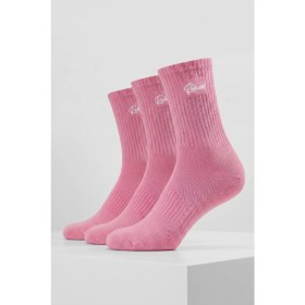 Resim Relaxed Kız Çocuk/genç Pamuklu Normal Boy Spor Çorap - 3'lü Paket 