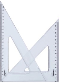 Resim Yılldızlar 45-60 Derece Ekonomik Gönye Seti 30 CM Kod.136 
