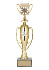 Resim Odak Kupa - Figürlü Kupalar - Kupa Figürlü Kupalar Fg-026 B - 42 Cm Altın - Beyaz 