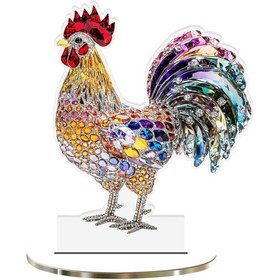 Resim Suntek 2d Renkli Tavuk Dekoru Tatil Masaüstü Tabelası Ofis İsteğe Bağlı 