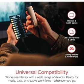 Resim Verbatim VX500 SSD 1 Tb Uzay Grisi 29G Harici SSD USB 3.0 SSD Windows ve Mac Os x Için Hafif Taşınabilir Sürücü Usb-C Yüksek Hızlı Flash Bellek Okuma 500 Mb/s Yazma 290 Mb/s 