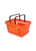 Resim 22 Lt Plastik AlÄ±ÅveriÅ Sepeti - Market El Sepeti Turuncu 