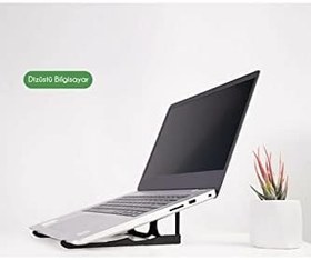 Resim Markalonya Laptop Standı Yükseklik Ayarlı Notebook Bilgisayar Tablet Standı 